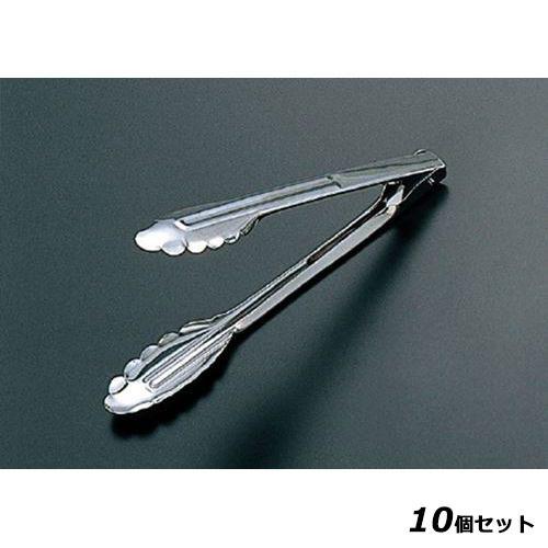 商品情報商品名：18-0万能トング 中メーカー型番：120000030メーカー：遠藤孝商店お届け数(合計)：10サイズ：全長(mm) 300材質：-特記事項：●単品でのご注文はこちら配送料について【ご注意】画面上の色はブラウザやご使用のパソ...