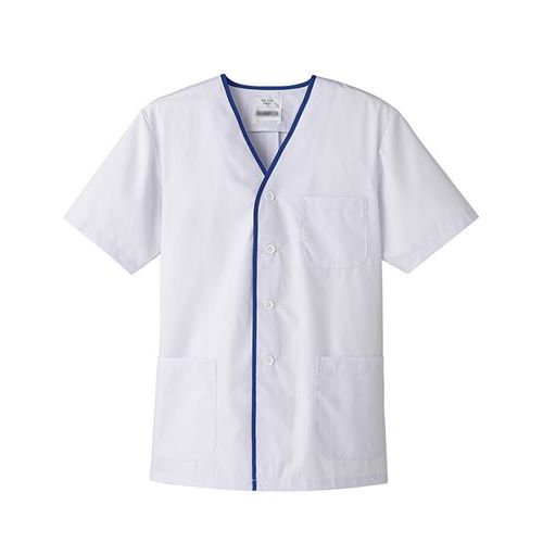 Rakuten - 男性用デザイン白衣ホワイト FA-347 /プロ用/新品/小物送料対象商品