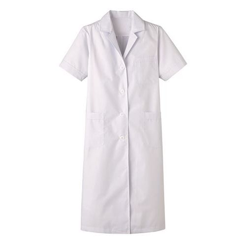長筒靴, 白衣 - 女性用検査衣 半袖ホワイト MR119 /業務用/新品/小物送料対象商品