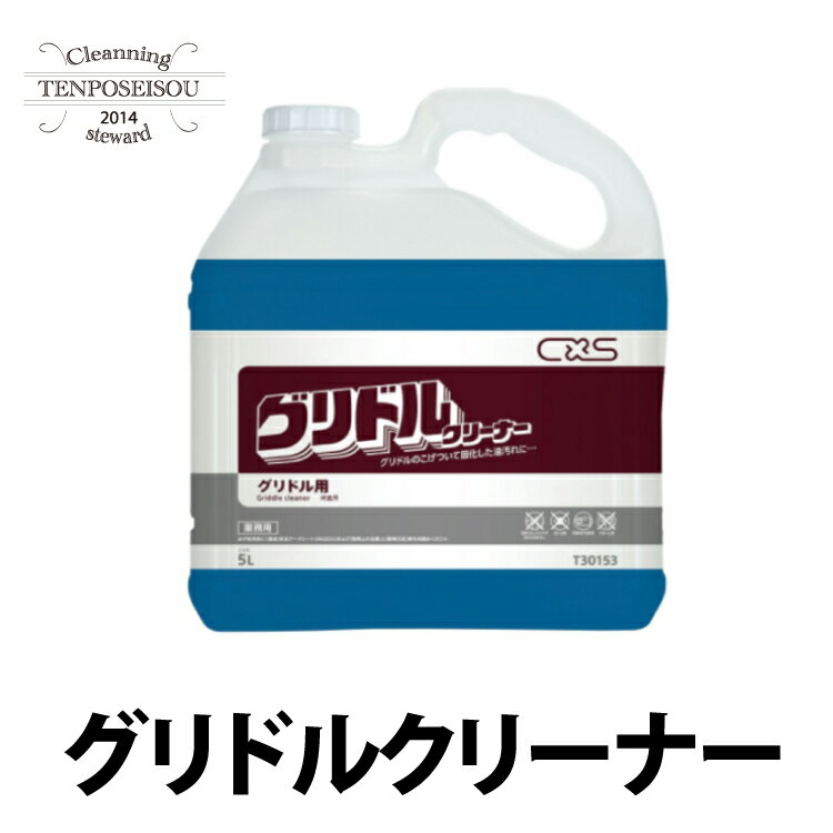 グリドルクリーナー 5L T30153 アルカリ 無リン 油汚れ フライヤー オーブン グリドル フライヤー オーブングリル フードサービス 厨房 衛生管理 厨房機器 3本セット シーバイエス