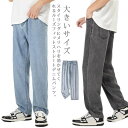 送料無料 ワイドパンツ メンズ バギーパンツ デニムパンツ 涼しい 冷感 ストレッチ バルーンパンツ ジーンズ ジーパン ガウチョパンツ レギュラー ストレート 大きいサイズ ゆるパン 無地 カジュアルリラックス カッコイイ おしゃれ 夏