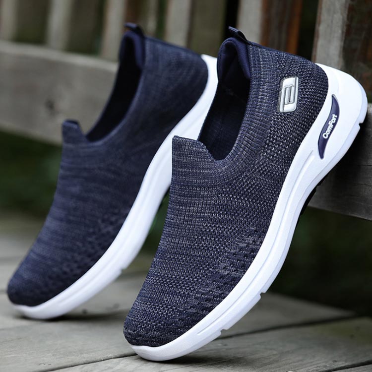 ソックススニーカー スリッポン ニットスニーカー メンズ 軽量 ウォーキングシューズ トレーニングシューズ ジム シューズ 外反母趾 メッシュ 柔らかい 伸縮性 通気性 蒸れない 運動 立ち仕事 3