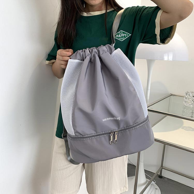 プールバッグ 女の子 男の子 プールバック キッズ スイムバッグ リュック型 水泳バッグ ビーチバッグ ナップザック キッズ 子供 スイミングバッグ 水着 2層式 リュック 大人 ジムバッグ 中学生 体操着袋 撥水 乾湿分離 2