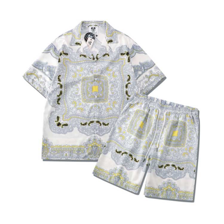 半袖 メンズ セットアップ メンズ ゆったり tシャツ＆ショートパンツ ハーフパンツ...