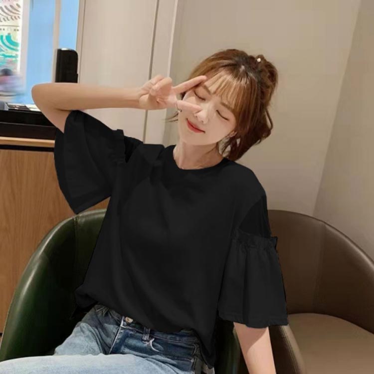 Tシャツ レディース オフショルダー 半袖 肩出し カットソー 夏物 トップス 無地 ...