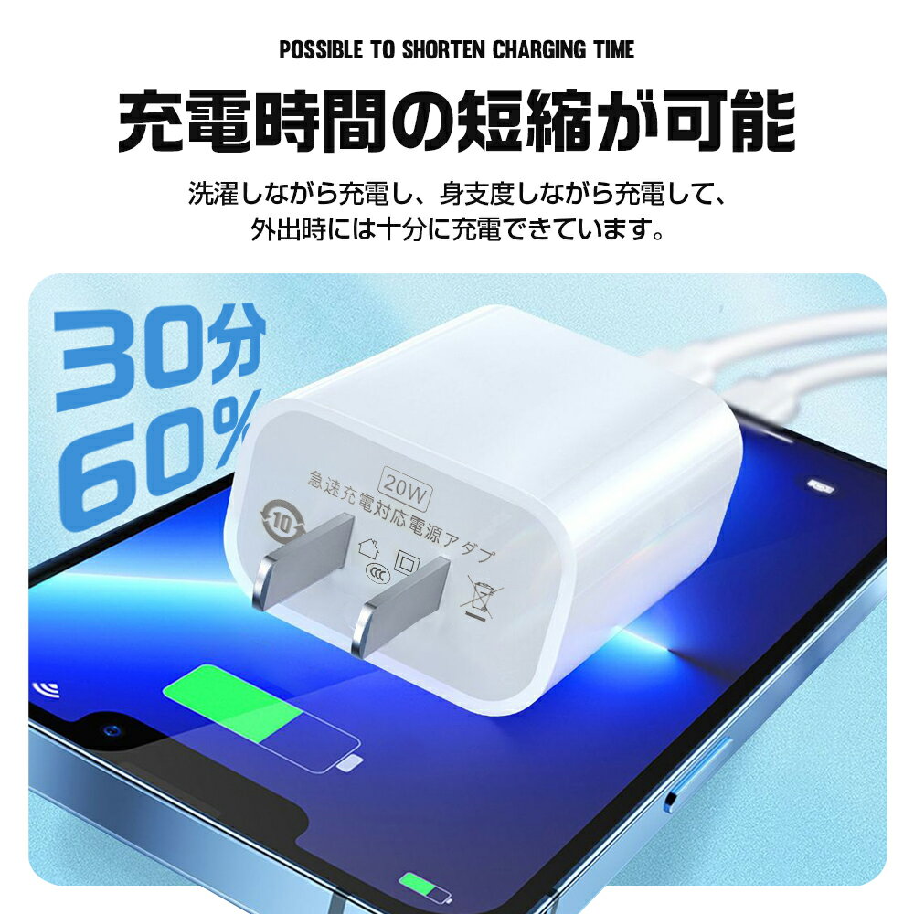 【限定P10倍 見逃し厳禁！ 】30分で最大60％まで充電 