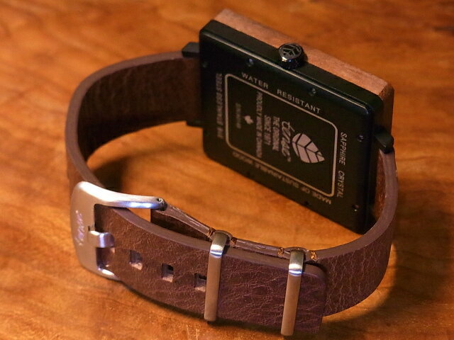 テンス 【tense】 日本公式ショップ 木製腕時計 メンズ ウォッチ ネオエリートモデル No.495 ウォールナット レザー ギフトにも隠れた人気を誇る 天然木の木目が美しい 軽量 木製 腕時計 【日本総輸入元のメンテナンス保証付】