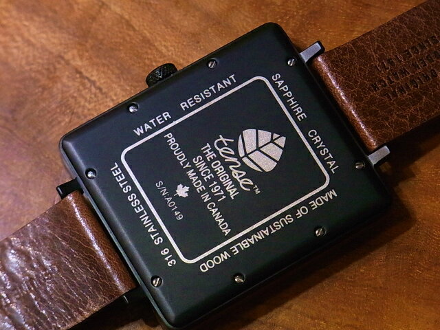 テンス 【tense】 日本公式ショップ 木製腕時計 メンズ ウォッチ ネオエリートモデル No.495 ウォールナット レザー ギフトにも隠れた人気を誇る 天然木の木目が美しい 軽量 木製 腕時計 【日本総輸入元のメンテナンス保証付】