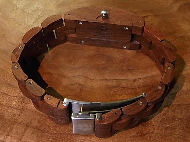 テンス 【tense】 日本公式ショップ 木製腕時計 レディース メンズ ウォッチ レクタンギュラーモデル No.60 アフリカンローズウッド ギフトにも隠れた人気を誇る 天然木の木目が美しい 軽量 木製 腕時計 【日本総輸入元のメンテナンス保証付】