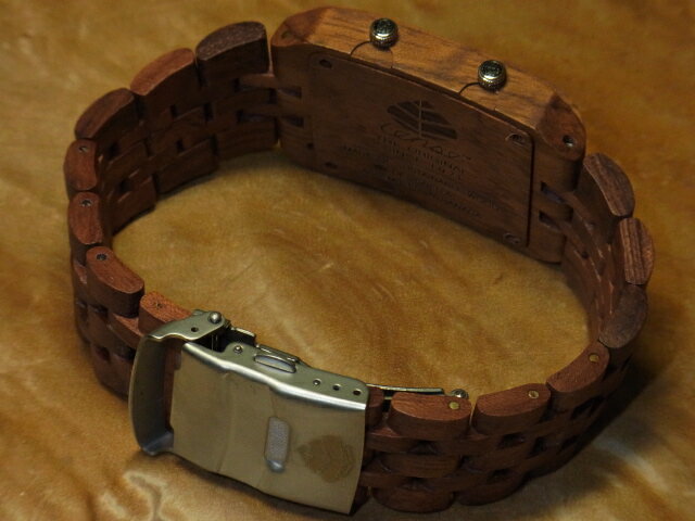 テンス 【tense】 日本公式ショップ 木製腕時計 メンズ ウォッチ デュアルタイムモデル No.28 アフリカンローズウッド ギフトにも隠れた人気を誇る 天然木の木目が美しい 軽量 木製 腕時計 【日本総輸入元のメンテナンス保証付】