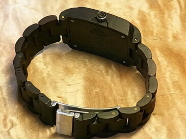 テンス 【tense】 日本公式ショップ 木製腕時計 メンズ ウォッチ トノー IV モデル No.433 ダークサンダルウッド ギフトにも隠れた人気を誇る 天然木の木目が美しい 軽量 木製 腕時計 【日本総輸入元のメンテナンス保証付】