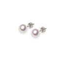 【即納】Pt 7.5mm アコヤ真珠 シンプルピアス 宇和島 真珠 ジュエリー・アクセサリー・Tensei Pearl 天成真珠(あこや パール 本真珠 フォー...