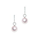 K14WG 8.5mm アコヤ真珠 デザインイヤリング 宇和島 真珠 ジュエリー・アクセサリー Tensei Pearl 天成真珠(あこや パール 本真珠 フォーマル カジュアル 誕生日 結婚式 七五三 成人祝い 就職祝い 成人式 卒業式 入学式 入園式 卒園式 母の日 ギフト プレゼント)