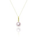 K18 7.5mm アコヤ真珠 ペンダント D0.01ct 宇和島 真珠 ジュエリー・アクセサリー Tensei Pearl 天成真珠(あこや パール 本真珠 フォーマル カジュアル 誕生日 結婚式 七五三 成人祝い 就職祝い 成人式 卒業式 入学式 入園式 卒園式 母の日 ギフト プレゼント)