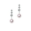 SV 7.0mm アコヤ真珠 デザインピアス 宇和島 真珠 ジュエリー・アクセサリー・Tensei Pearl 天成真珠(あこや パール 本真珠 フォーマル カ...
