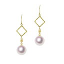 K18 8.0mm アコヤ真珠 デザインピアス 宇和島 真珠 ジュエリー・アクセサリー・Tensei Pearl 天成真珠(あこや パール 本真珠 フォーマル カジュアル 誕生日 結婚式 七五三 成人祝い 就職祝い 成人式 卒業式 入学式 入園式 卒園式 母の日 ギフト プレゼント)(4)