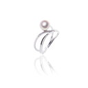 K18WG 5.5mm アコヤ真珠 リング 宇和島 真珠 ジュエリー・アクセサリー・Tensei Pearl 天成真珠(あこや パール 本真珠 フォーマル カジ...