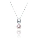K18WG 8.5mm アコヤ真珠 ペンダント D0.20ct 宇和島 真珠 ジュエリー・アクセサリー・Tensei Pearl 天成真珠(あこや パール 本真珠 フォーマル カジュアル 誕生日 結婚式 七五三 成人祝い 就職祝い 成人式 卒業式 入学式 入園式 卒園式 母の日 ギフト プレゼント)(4)