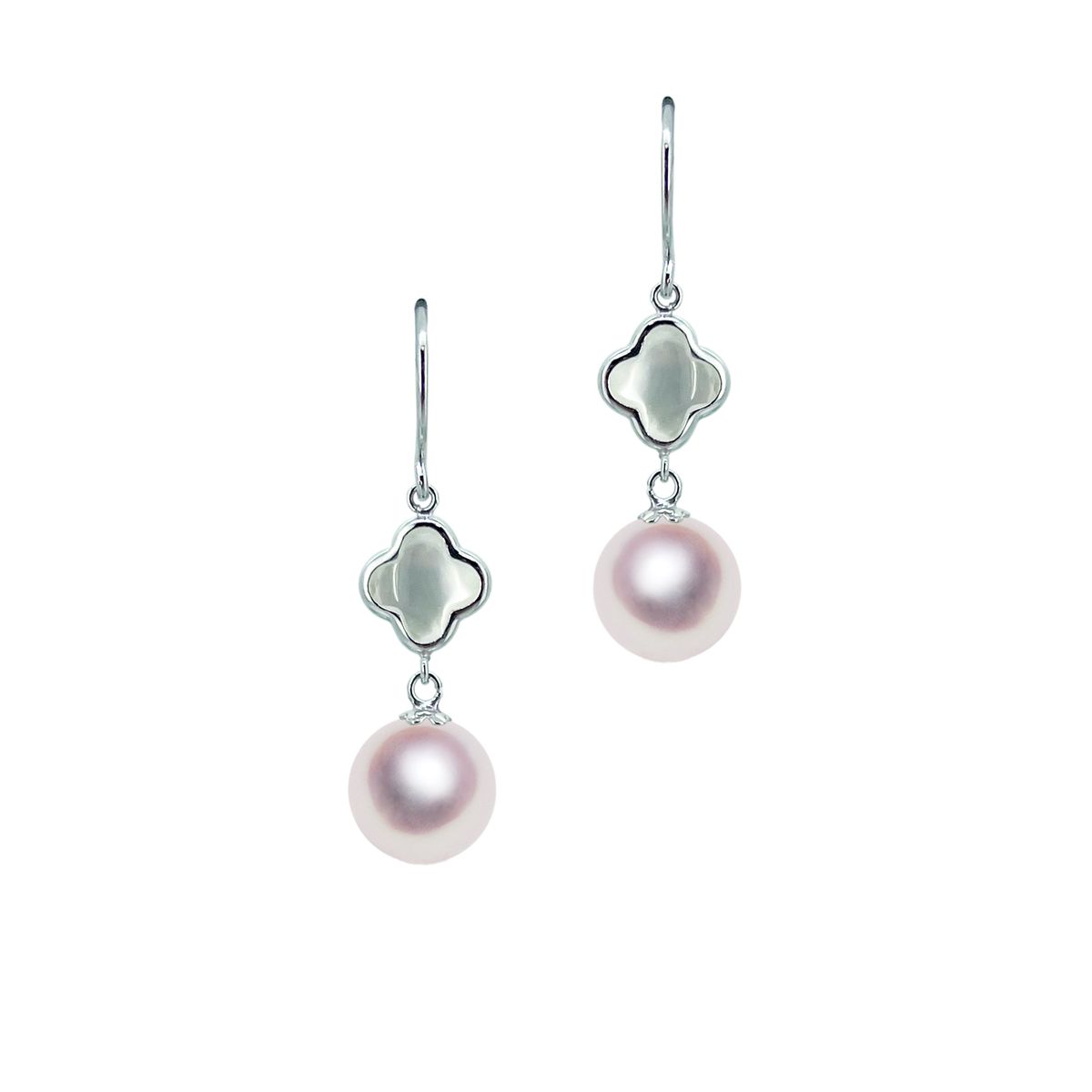 K14WG 7.5mm アコヤ真珠 デザインピアス 宇和島 真珠 ジュエリー・アクセサリー・Tensei Pearl 天成真珠(あこや パール 本真珠 フォーマル カジュアル 誕生日 結婚式 七五三 成人祝い 就職祝い 成人式 卒業式 入学式 入園式 卒園式 母の日 ギフト プレゼント)