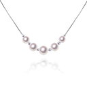 Pt 7.0~8.5mm アコヤ真珠 デザインネックレス 宇和島 真珠 ジュエリー・アクセサリー Tensei Pearl 天成真珠(あこや パール 本真珠 フォーマル カジュアル 誕生日 結婚式 七五三 成人祝い 就職祝い 成人式 卒業式 入学式 入園式 卒園式 母の日 ギフト プレゼント)