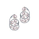 K18WG 4.0~7.0mm アコヤ真珠 デザインピアス D0.06ct 宇和島 真珠 ジュエリー・アクセサリー・Tensei Pearl 天成真珠(あこや パール 本真珠 フォーマル カジュアル 誕生日 結婚式 七五三 成人祝い 就職祝い 成人式 卒業式 入学式 入園式 卒園式 母の日 ギフト プレゼント)(4)