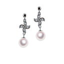 SV 7.5mm アコヤ真珠 デザインイヤリング 宇和島 真珠 ジュエリー・アクセサリー Tensei Pearl 天成真珠(あこや パール 本真珠 フォーマル カジュアル 誕生日 結婚式 七五三 成人祝い 就職祝い 成人式 卒業式 入学式 入園式 卒園式 母の日 ギフト プレゼント)