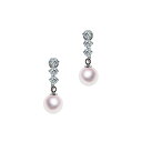 SV 7.5mm アコヤ真珠 デザインイヤリング 宇和島 真珠 ジュエリー・アクセサリー Tensei Pearl 天成真珠(あこや パール 本真珠 フォーマル...