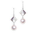 K14WG 7.5mm アコヤ真珠 デザインピアス 宇和島 真珠 ジュエリー・アクセサリー Tensei Pearl 天成真珠(あこや パール 本真珠 フォーマル カジュアル 誕生日 結婚式 七五三 成人祝い 就職祝い 成人式 卒業式 入学式 入園式 卒園式 母の日 ギフト プレゼント)(4)