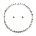 8.0〜8.5mm アコヤ真珠 ネックレス ピアスorイヤリングセット テリ:A 巻き:A キズ:B 宇和島真珠 Tensei Pearl 天成真珠(あこや パ...