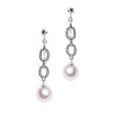 SV 7.5mm アコヤ真珠 デザインイヤリング 宇和島 真珠 ジュエリー・アクセサリー Tensei Pearl 天成真珠(あこや パール 本真珠 フォーマル カジュアル 誕生日 結婚式 七五三 成人祝い 就職祝い 成人式 卒業式 入学式 入園式 卒園式 母の日 ギフト プレゼント)