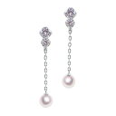 SV 7.5mm アコヤ真珠 デザインイヤリング 宇和島 真珠 ジュエリー・アクセサリー Tensei Pearl 天成真珠(あこや パール 本真珠 フォーマル カジュアル 誕生日 結婚式 七五三 成人祝い 就職祝い 成人式 卒業式 入学式 入園式 卒園式 母の日 ギフト プレゼント)