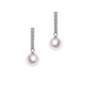 SV 8.0mm アコヤ真珠 デザインイヤリング 宇和島 真珠 ジュエリー・アクセサリー Tensei Pearl 天成真珠(あこや パール 本真珠 フォーマル カジュアル 誕生日 結婚式 七五三 成人祝い 就職祝い 成人式 卒業式 入学式 入園式 卒園式 母の日 ギフト プレゼント)
