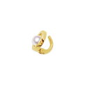 SV(金メッキ) 5.5mm アコヤ真珠 イヤカフ イヤーカフ 宇和島 真珠 ジュエリー・アクセサリー Tensei Pearl 天成真珠(あこや パール 本真...