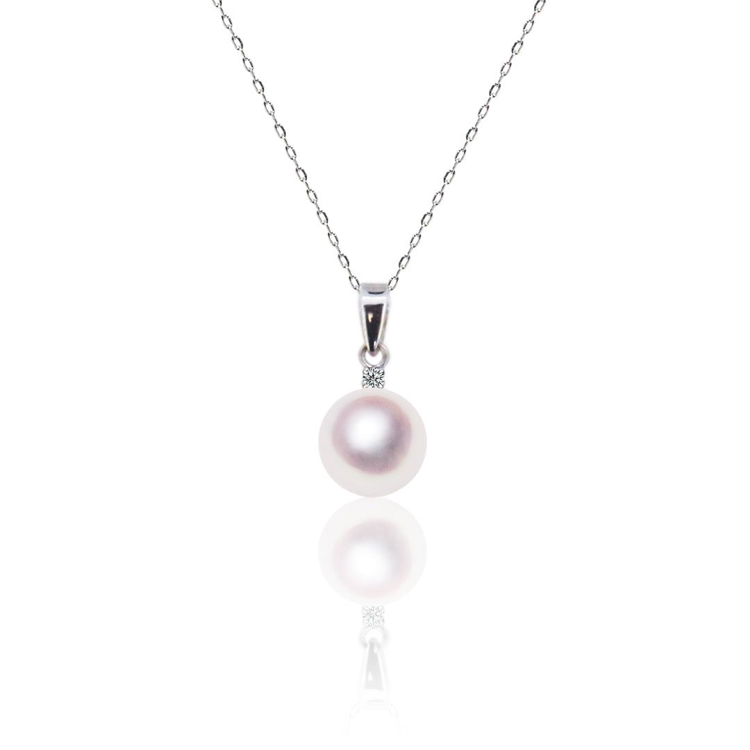 【即納】Pt 7.5mm アコヤ真珠 ペンダント 宇和島 真珠 ジュエリー・アクセサリー Tensei Pearl 天成真..