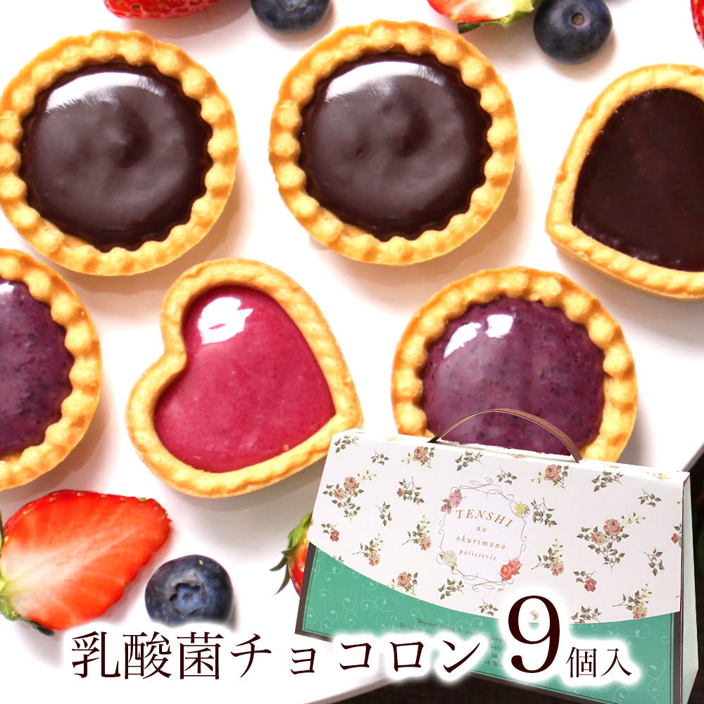 バレンタイン チョコ 2023 バレンタインチョコレート 義理 大量 誕生日プレゼント 新年挨拶 お年賀 お菓子 人気 1位 高級 内祝い 出産 お返し 女友達 女性 母 詰め合わせ お礼 お祝い 健康【 乳酸菌 チョコロン 9個入】