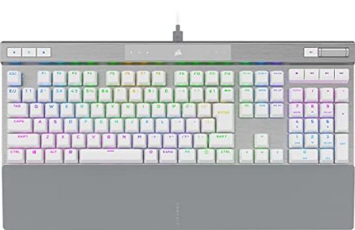 CORSAIR USB K70 RGB PRO WHITE ホワイト ゲーミングキーボード 2022モデル 自社独自のOPX軸採用 8000HZ ポーリングレート対応 脱着可能パームレスト付 CH-910951A-JP CORSAIR USB K70 RGB PRO WHITE ホワイト ゲーミングキーボード 2022モデル 自社独自のOPX軸採用 8000HZ ポーリングレート対応 脱着可能パームレスト付 CH-910951A-JP