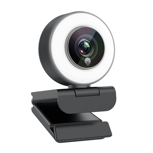 ANGETUBE WEBカメラ 1080P ストリーミング ウェブカメラ マイクと調整可能なリングフィルライト付き オートフォーカス パソコンカメラ XBOXゲーマー用FACEBOOK YOUTUBEストリーマWINDOWS 10 SKYPE MAC対応