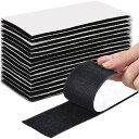 BESTU ベルクロ 両面テープ 5×10CM 面ファスナー パワフルピタクロ 超強力 防水 耐熱 面ファスナー 両面テープ付 車用 DIY用 家庭用 業務用 15ペア入り(3)