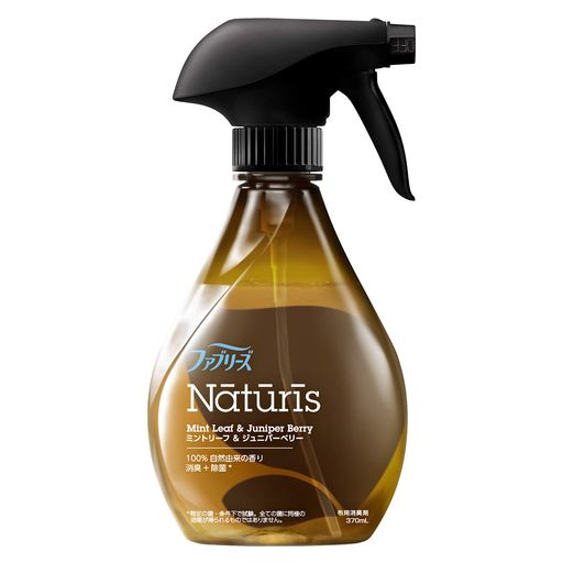 ファブリーズナチュリス除菌消臭スプレー布用ミントリーフ&ジュニパーベリー本体370ML