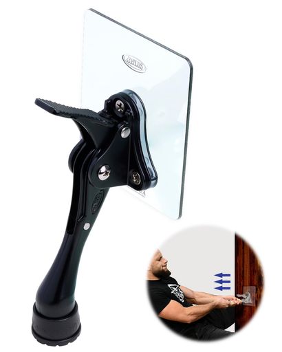 HASHIドリル要らずの貼り付け型ドアストッパーワンタッチドアストッパー4インチワンタッチキックダウン..