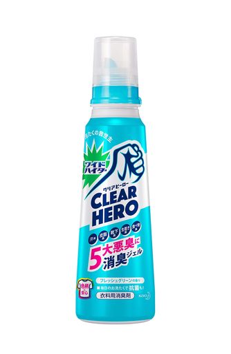 ワイドハイターCLEARHERO(クリアヒーロー)消臭ジェルフレッシュグリーン本体570ml