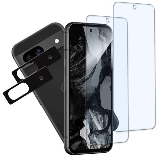 Rakuten - 【2+2枚セット】KPNS日本素材製ブルーライトカットGooglePixel8a用ガラスフィルムカメラフィルムカバー保護フィルム