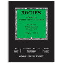 ARCHES アルシュ 水彩紙 パッド 300G 細目23X31CM 12枚 (1795092) ナチュラルホワイト