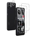 【2+2枚セット】対応NothingCMFPhone1ガラスフィルム(2枚)+カメラフィルム(2枚)硬度9H強化ガラス旭硝子製疎水疎油指紋·汚れ防止G...