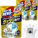 カビキラーガッツリ剥がす洗濯槽カビキラー粉末タイプx3本お掃除手袋つき洗たく洗濯機カビ取り過炭酸ナトリウム除菌まとめ買い
