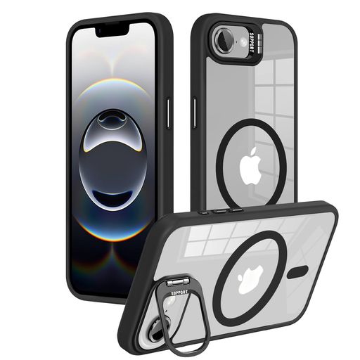 【seninhi対応・米軍規格】iPhone16Eケースseninhi縦横両対応半透明黄ばみ防止ワイヤレス充電iPhone16Eレンズ保護耐衝撃携帯カバーマグネット搭載車載ホルダーマグセーフ対応スマホケースメッ…