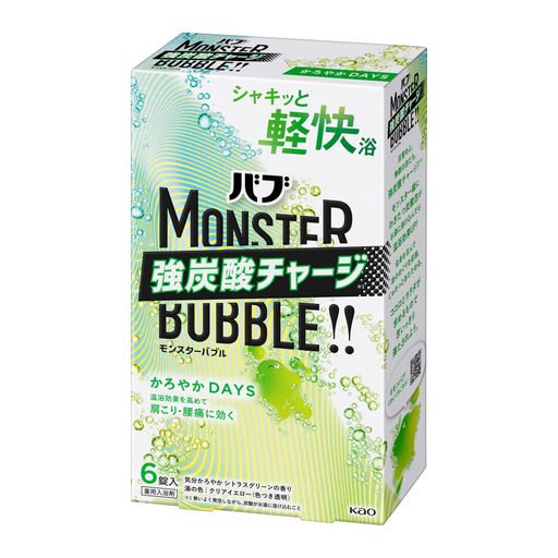 バブモンスターバブルかろやかDAYS6錠入