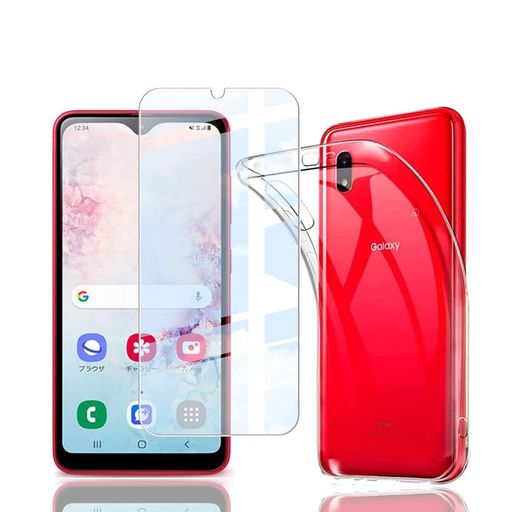 【対応機種】:Samsung Galaxy A20 (docomo SC-02M/au SCV46) / Galaxy A21 SC-42A フィルム 強化ガラス 液晶保護フィルム+透明 TPU ケース。 【表面硬度9H】カッターなどの鋭利なものを当たってもキズが付きにくくて高い強度を持ち表面硬度9Hが特徴です。万が一の破損時も飛散防止加工によって破片はフィルムに張り付いた状態で破片がほとんど飛び散らない安全性の高いガラスになっています。 【汚れ防止】指紋防止加工、耐オイルコーティングで表面がいつもきれい、油分、指紋や汚れが付きにくいです。また付着した水滴や汗、化粧品など簡単に拭き取れるだけでなく、指の滑り感も優れています。とても滑らかで、触り心地はとても良いのです。 【こだわりの設計】表面と背面カメラ部のフチを高く設計し、液晶画面とカメラレンズをキズから保護します。 【一番のアフターサービス】商品に何らかの不備がある場合、お気軽にご連絡ください。通常24時間以内対応させていただきますのでご安心ください。