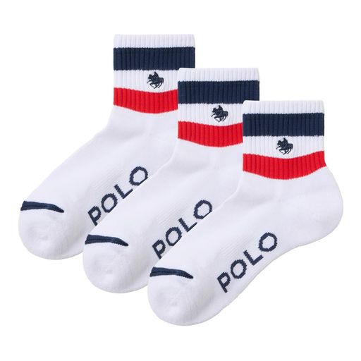 GUNZE(グンゼ) POLO(ポロ) メンズ ショート丈 ラインソックス アーチサポート 消臭...