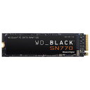 WD_BLACK 500GB SN770 NVME ^ Q[~O SSD \bhXe[ghCu - GEN4 PCIE M.2 2280 ő4000MB/S - WDS500G3X0E